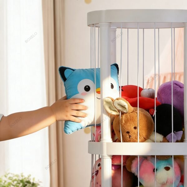 Round Roman-Column Style Storage Rack（Elastic  Rope Design)