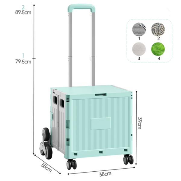 Folding Shopping Cart-Climbing Wheel Folding Shopping Cart-Climbing Wheel