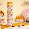 Cute Dog Stackable Doll Storage Bin With Snap-Fit Connection
