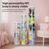 P2Y01 Double-opening zipper doll storage bucket (3)1 Stuffed Animal Storage Toy Organizer